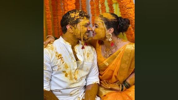 Suyash Tilak And Aayushi Bhave’s Haldi Ceremony Pictures Out! SuyaShi Look Amazing Together