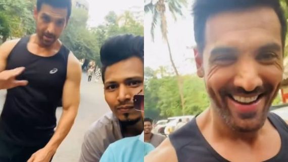 John Abraham Snatches Phone Of Fan Secretly Filming Him & Leaves  An Adorable Message