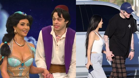 Kim Kardashian & Pete Davidson Spotted Holding Hands During A Romantic Stroll In Palm Springs