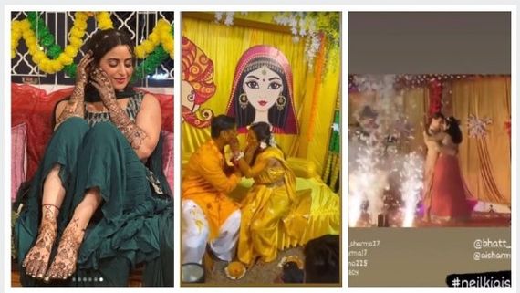 Neil Bhatt & Aishwarya Sharma Apply Haldi To Each Other; Couple Dance Their Hearts Out At Their Sangeet