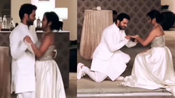 Rajkummar Rao & Patralekhaa Exchange Rings In A Dreamy Engagement Ceremony; See Video