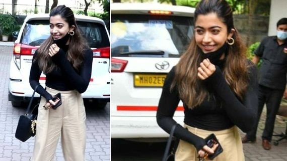 Rashmika Mandanna Spotted At Anand L Rai's Office, Another Bollywood Project For The Actress On Cards?