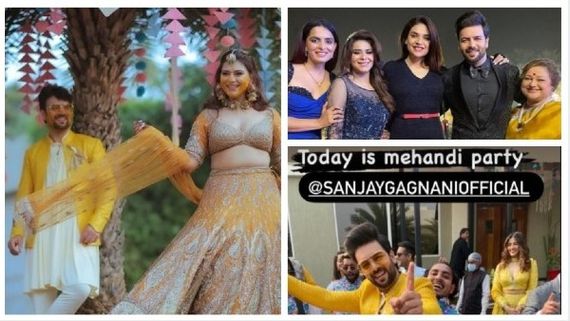Sanjay Gagnani & Poonam Preet Dance Their Heart Out At Their Haldi, Mehndi & Sangeet Functions (PICS)