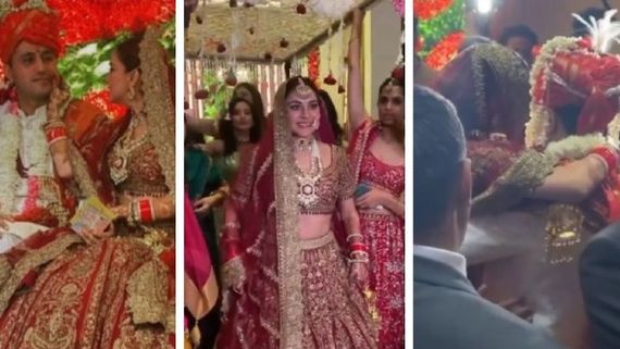 Shraddha Arya Weds Rahul: Actress Looks Gorgeous In Bridal Lehenga; First Pics Of Groom Is Out