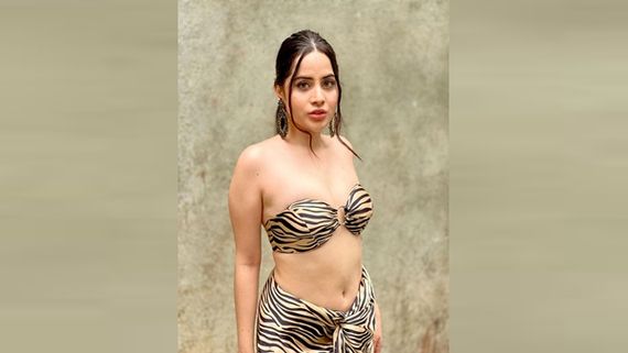 Urfi Javed Grabs Netizens' Attention By Wearing A Sexy Top Made From Her Stockings, Gets Badly Trolled