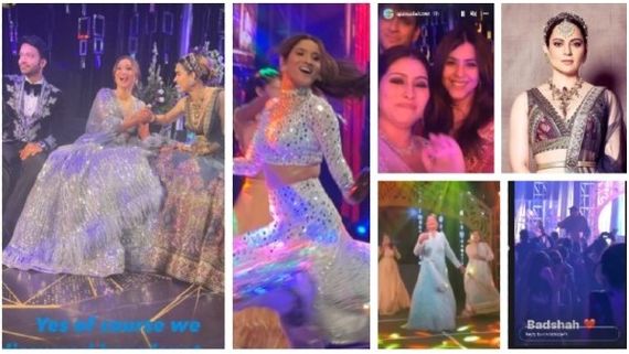 Ankita Lokhande-Vicky Jain Set The Stage On Fire At Their Sangeet; Kangana Ranaut Makes A Grand Entry (Videos)