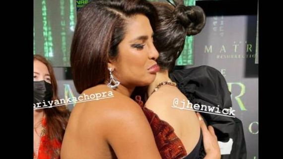 Matrix Resurrections: Priyanka Chopra Shares A Warm Hug With Jessica Henwick On The Premiere Event Of The Film