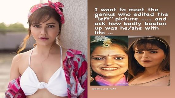 Rubina Dilaik BASHES A Fan Page Who Shares Her Badly Edited Throwback Picture; Read Statement