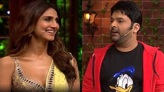 TKSS: Kapil Sharma Flirts With Chandigarh Kare Aashiqui Star Vaani Kapoor & Leaves Her Blushing (VIDEO)