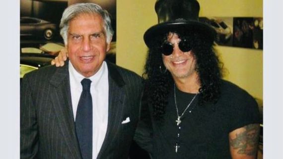 Ratan Tata Shares Pic With Guns N' Roses Singer Slash, Actor Ranveer Singh Reacts