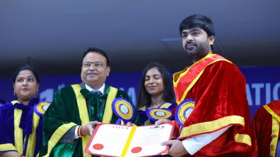 Silambarasan Conferred With Honorary Doctorate By Vels University, Dedicates Honour To Tamil Cinema