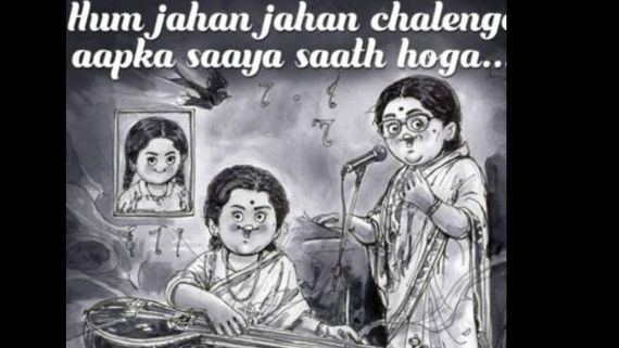 Lata Mangeshkar Gets A Heartwarming Tribute In Amul's Latest Topical, Says 'Aapka Saaya Saath Hoga'
