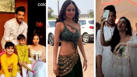 Tejasswi Prakash Reveals Her Holi Plan With Karan; Actress Looks HOT In Green Dress At Rang Barse Event