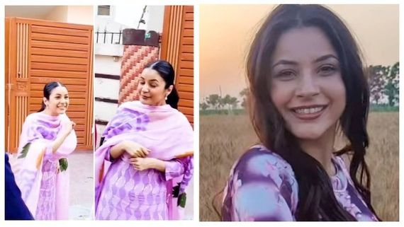 Shehnaaz Gill Sings Traditional Punjabi ‘Boliyan’ With Women In Her Village, Proudly Shows Off Her Farm; WATCH