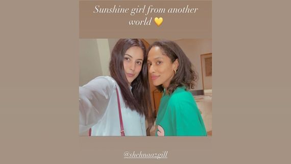 Shehnaaz Gill Meets Masaba Gupta; Fans Expect A Big Fashion Collaboration