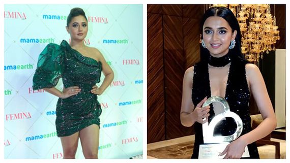 Tejasswi Prakash & Rashami Desai Dazzle At Femina Beautiful Indians 2022 Red Carpet; Tejasswi Bags Award