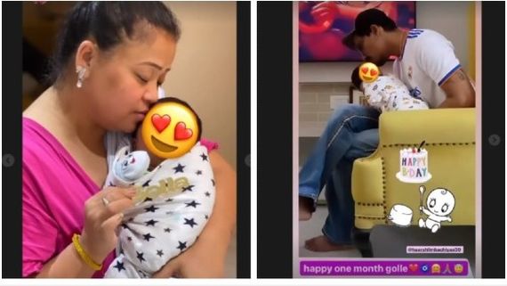 Bharti Singh & Haarsh Limbachiyaa Share Adorable Pics With Golla As He Turns One Month Old