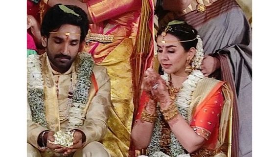  Aadhi Pinisetty and Nikki Galrani Wedding Pics Go Viral On Internet