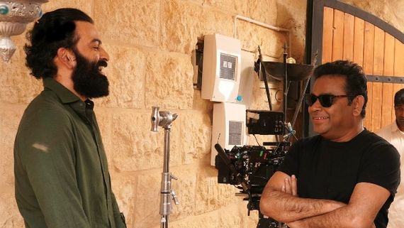 Aadujeevitham: AR Rahman Visits Prithviraj Sukumaran & Team At The Location, See Pics