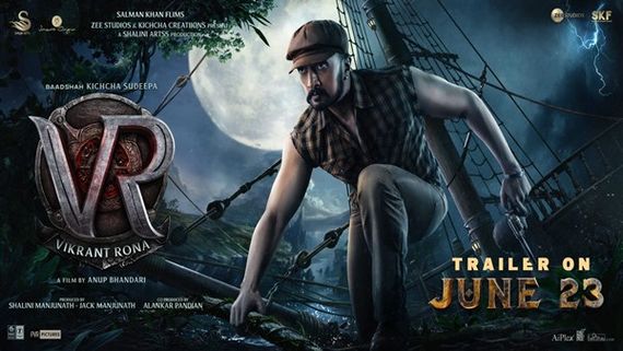 Kichcha Sudeep’s Vikrant Rona Team Releases A New Poster Announcing The Trailer Release On June 23! 