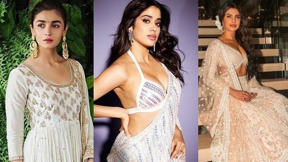 Navratri 2022 Day 1 (White): Alia Bhatt, Janhvi Kapoor, Priyanka Chopra & Others Give Us Ethnic Wear Cues