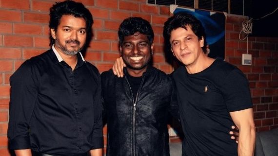 Atlee Shares A Photo With Thalapathy Vijay & Shah Rukh Khan; Fans Trend Thalapathy 68 