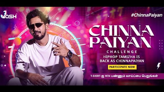 #Chinnapaiyan: Participate In An Exciting Challenge For Josh Music Artist Hiphop Tamizha's Latest Song