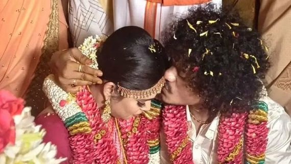 Pugazh Gets Married To Bensia In Simple Temple Wedding; SEE PICTURE