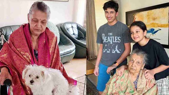 Sitara Ghattamaneni Cries Inconsolably Sitting On Her Dad's Lap At Her Grandmother's Death