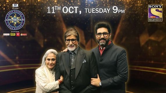 Kaun Banega Crorepati 14 Birthday Special: Amitabh Bachchan Gets Emotional As Son Abhishek, Jaya Surprise Him