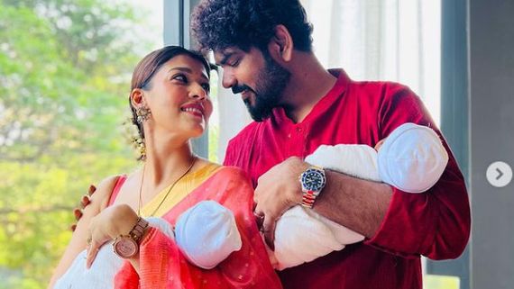 PICS: Nayanthara And Vignesh Shivan Celebrate First Diwali With Their Twins; Wish For Peace And Happiness 