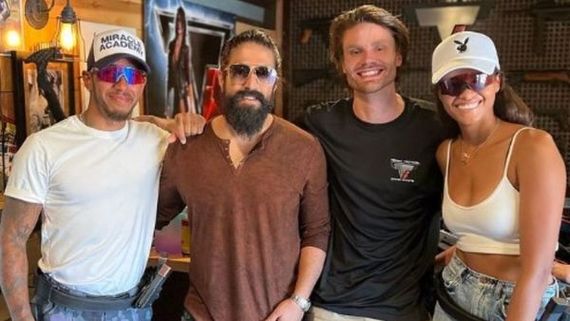 Yash And Lewis Hamilton Pose Together For A Picture, Internet Goes Into A Tizzy