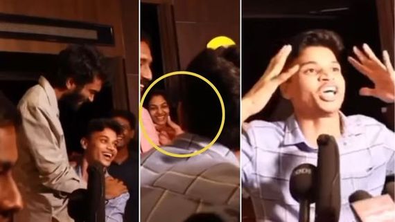 Crazy Telugu Fan Lifted Hero Pradeep Ranganathan After Watching Love Today; Video Goes Viral!
