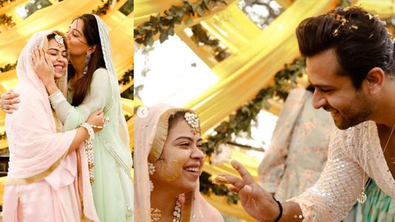 Dipika Kakar And Shoaib Ibrahim Pamper Bride-To-Be Saba Ibrahim At Her Haldi Ceremony; PICS