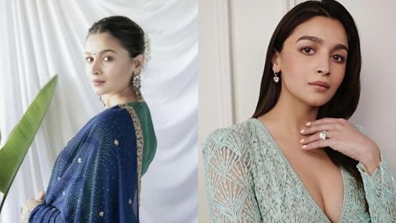 OMG! Alia Bhatt's Stunning Blue Sharara Set For Ambani's Bash Costs This Much