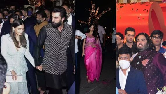 Alia, Ranbir, Janhvi: B'Wood Stars Arrive At Antilia For Anant Ambani-Radhika Merchant's Engagement Bash