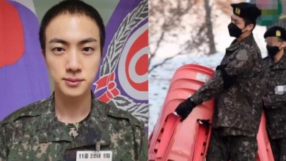 FIRST PHOTO Of BTS Member Jin Working In Military Sends Fans Into A Meltdown