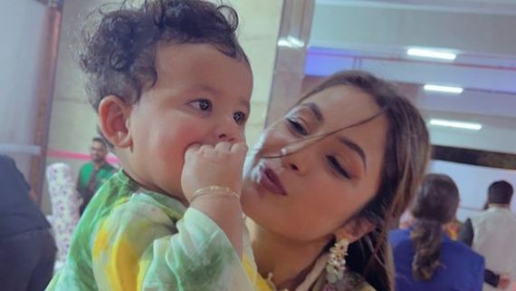 Bharti Singh's Son Gola Is In No Mood To Leave Shehnaaz Gill's Choker As She Gives Him Pappiyan