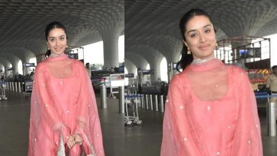 Shraddha Kapoor's Pink Anarkali Suit Is The Best Ethnic Pick For Any Function. See Photos