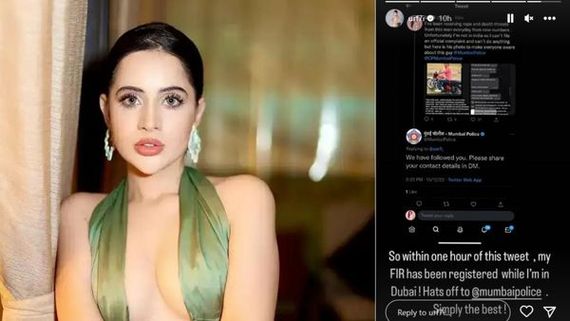 Urfi Javed Hails Mumbai Police For Acting Swift Against Ex-Broker Who Threatened To Kill Her