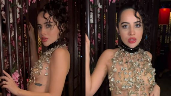 Thand Se Toh Dariye: Urfi Javed Covers Herself With Only Jewellery, Gets Trolled For Diamond Dress