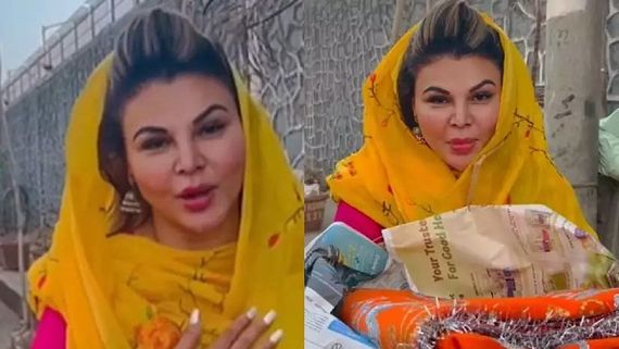 WATCH: Rakhi Sawant Visits Dargah For First Time Post Her Wedding With Adil Khan; Prays For Their Married Life