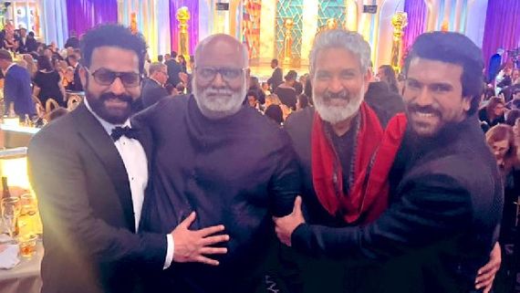 RRR Wins Golden Globes 2023: SS Rajamouli, Ram Charan, Jr NTR Scream With Joy Naatu Naatu Song Creates History