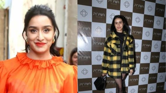 Shraddha Kapoor Wears An AFFORDABLE Stylish Checkered Shacket For A Night Out; Can You Guess Its Price