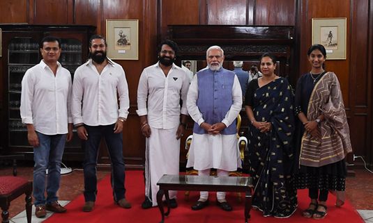 Kantara Rishab Shetty, KGF Yash, & Vijay Kiragandur Of Hombale Films Meet Prime Minister Narendra Modi 