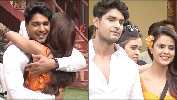 Abhi Acha...: Ankit Gupta's FIRST Words As He Meets Priyanka Choudhary At Bigg Boss 16 Finale - REUNION Video