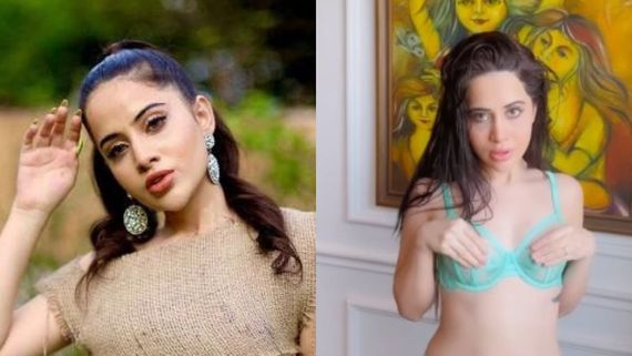 Netizens Say ‘Tauba, Tauba' As Urfi Javed POSES In Sea-Blue Lacy Lingerie Set In VIRAL Video