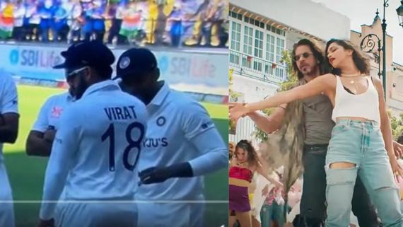 Virat Kohli & Ravindra Jadeja Perform SRK's Hook Step From 'Jhoome Jo Pathaan' Midst Of Australia Test. WATCH 
