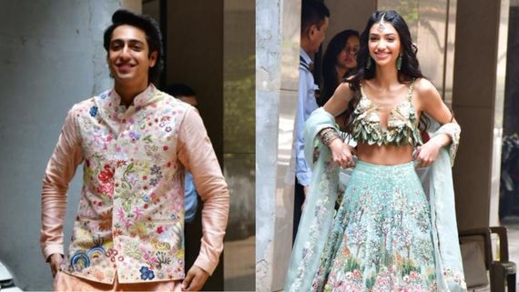 Ananya Panday's Cousin Alanna Is Too Beautiful in Floral Lehnga For Mehndi, Brother Ahaan Looks Charming 