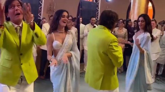 Kitni Struggle..: Ananya Panday's VIRAL Dance Video With Dad Chunky In Saree Leaves Netizens Unimpressed